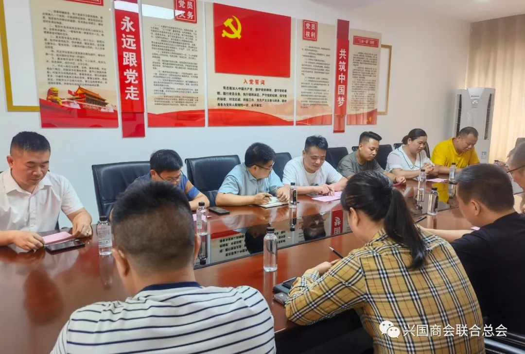 中共兴国商会联合总会支部委员会召开入党积极分子双推会(图6)