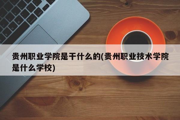 贵州职业学院是干什么的(贵州职业技术学院是什么学校)